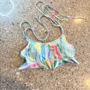 Victoria's Secret l PINK Swim l Flounce Crop Bikini Top l Size: S